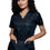 Thumbnail: WOMEN'S BLACK CLASSIC V-NECK PREMIUM SCRUBS