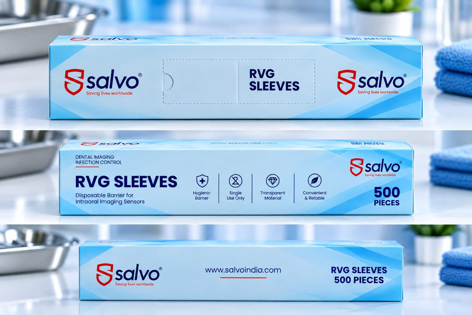 RVG SLEEVES (PACK OF 500 SLEEVE)