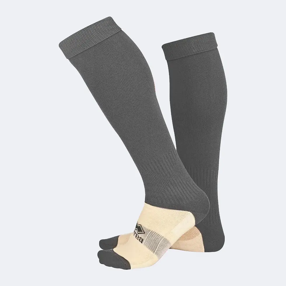 Thumbnail: Poliestere Sports Socks with Cotton Foot - Imported on Demand