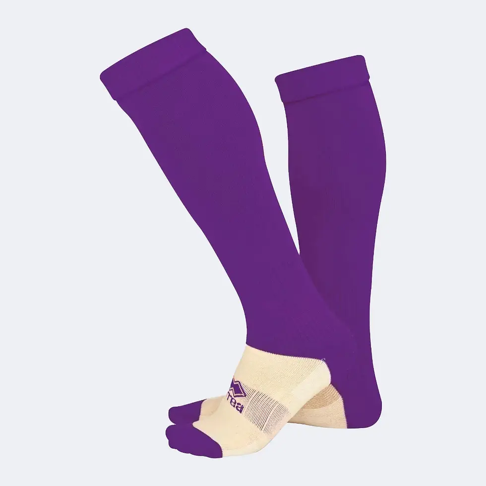 Thumbnail: Poliestere Sports Socks with Cotton Foot - Imported on Demand