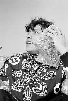 Aleman with a pound of weed at HOMEGROWN MAFIA HQ. shot on 120 film in Mexico City, Mexico