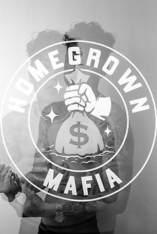 Multiple exposure of Aleman at HOMEGROWN MAFIA HQ. shot on 120 film in Mexico City, Mexico