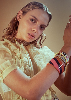 Mariana Zaragoza Impersonating Franca Sozzani on editolial for The Walk magazine. Mexico C