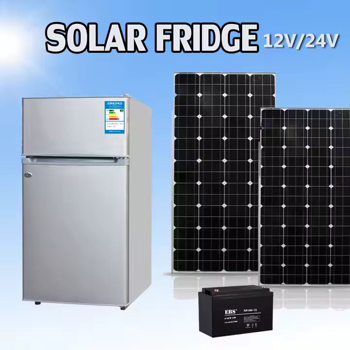 Solar Fridge (Fridge + Solar Panel)