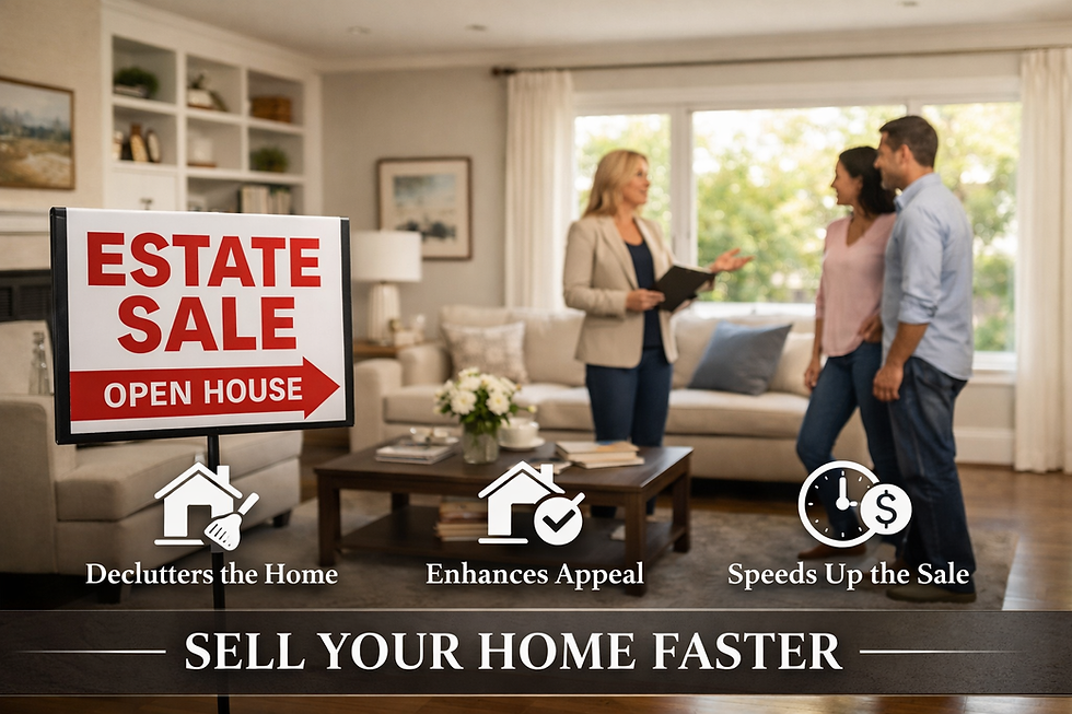 3 Ways an Estate Sale Helps Your Home Sell Faster