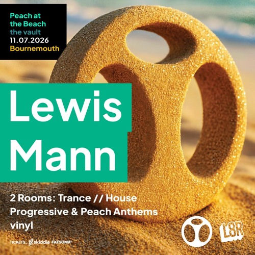 Lewis Mann Live @ Peach At The Beach 11.07.2026