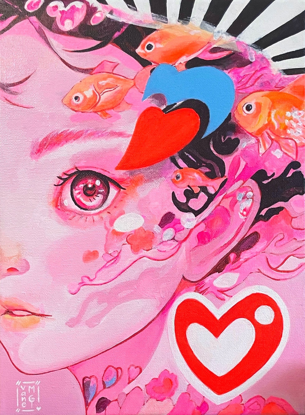 Bubble Heart Eye