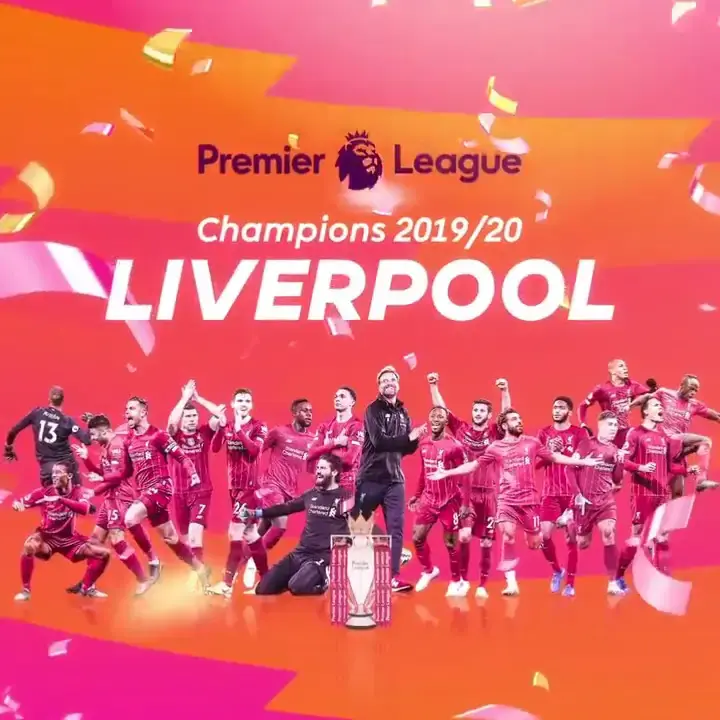 Liverpool winning the premier league in 2020
