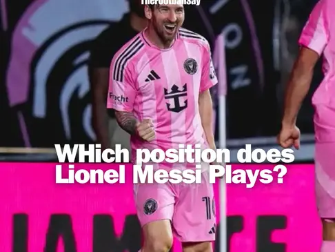 Which position does messi play?
