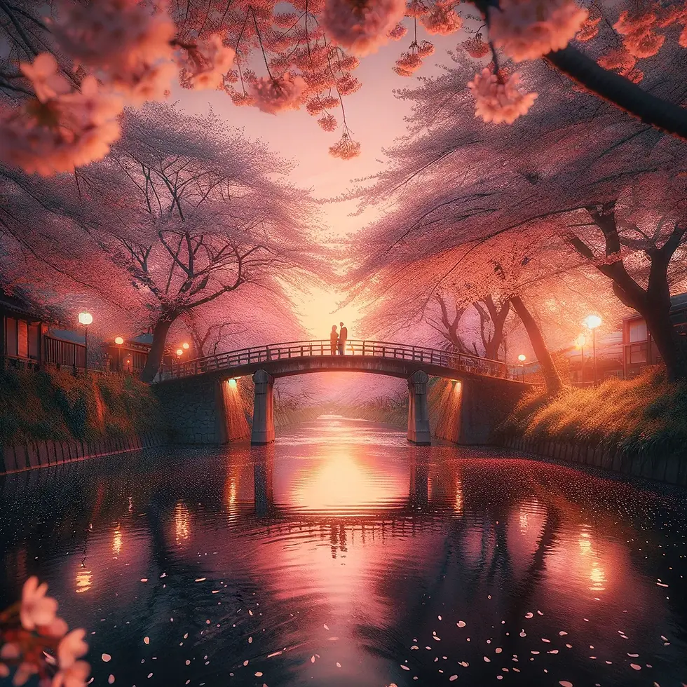A romantic scene