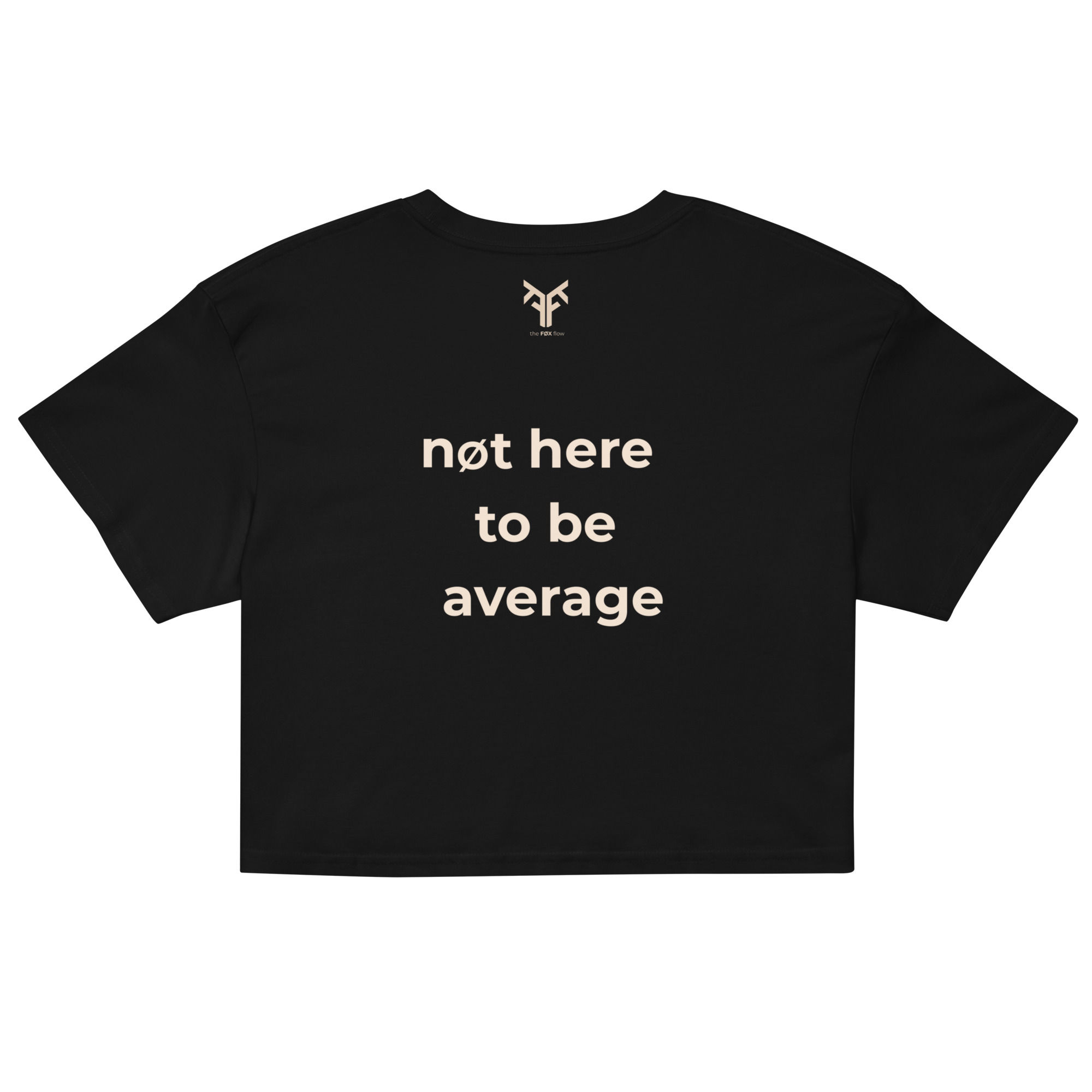 Women’s crop top - Not Here To Be Average