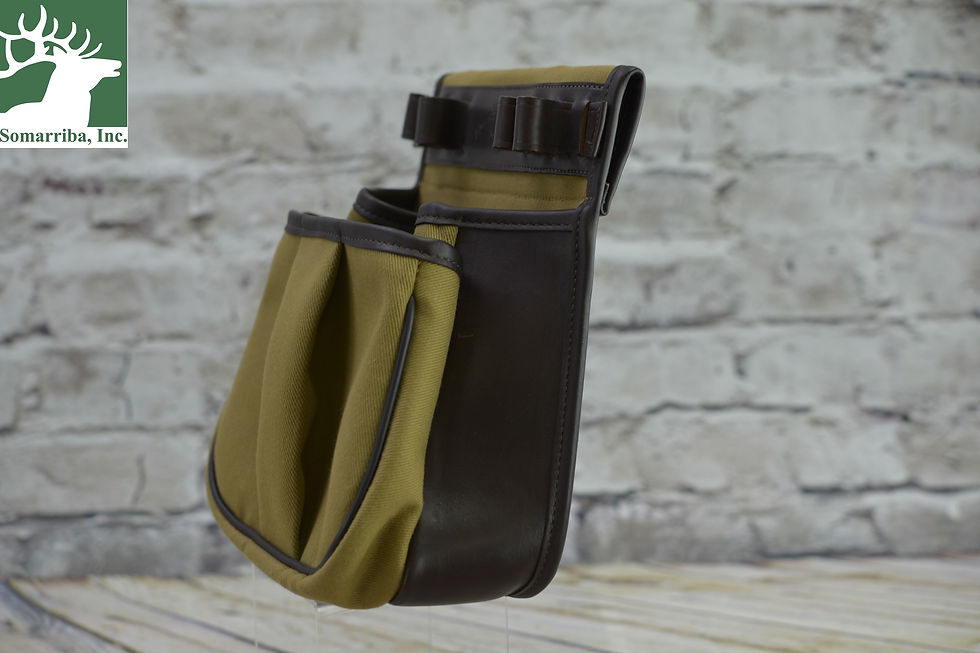 Thumbnail: GALCO SHELL POUCH CT1043DH SPORTING CLAY CANVAS & LEATHER