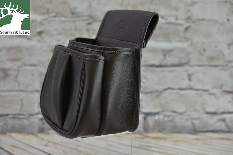 Thumbnail: GALCO POUCH SL1046DH LEATHER TRAP & SKEET 25 COUNT HAVANA BROWN