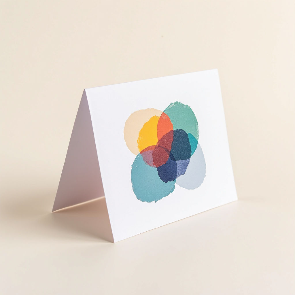 Abstraktes Gefühl Karte