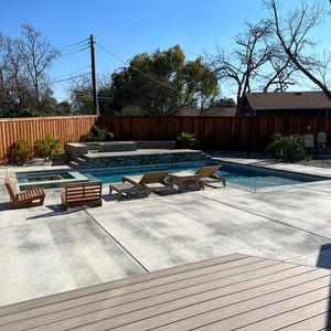 Backyard Pool Construction