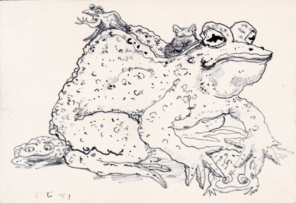 Ростислав Барто (1902–1974). Из цикла "Воображариумы". 1971.