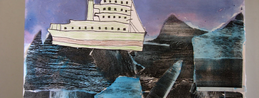 WAVES PAPER COLLAGE Monday 5th July 9.30-12.30pm