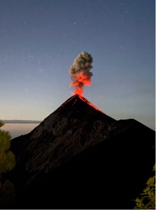 Volcán Fuego, Guatemala .