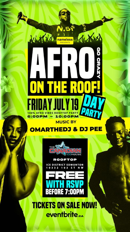 AFRO ON THE ROOF!