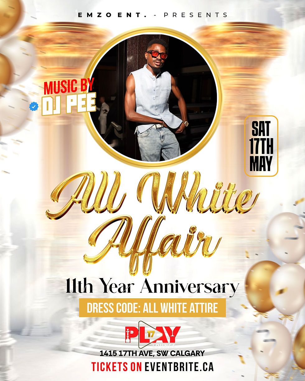 ALL WHITE AFFAIR (Sat May 17th)