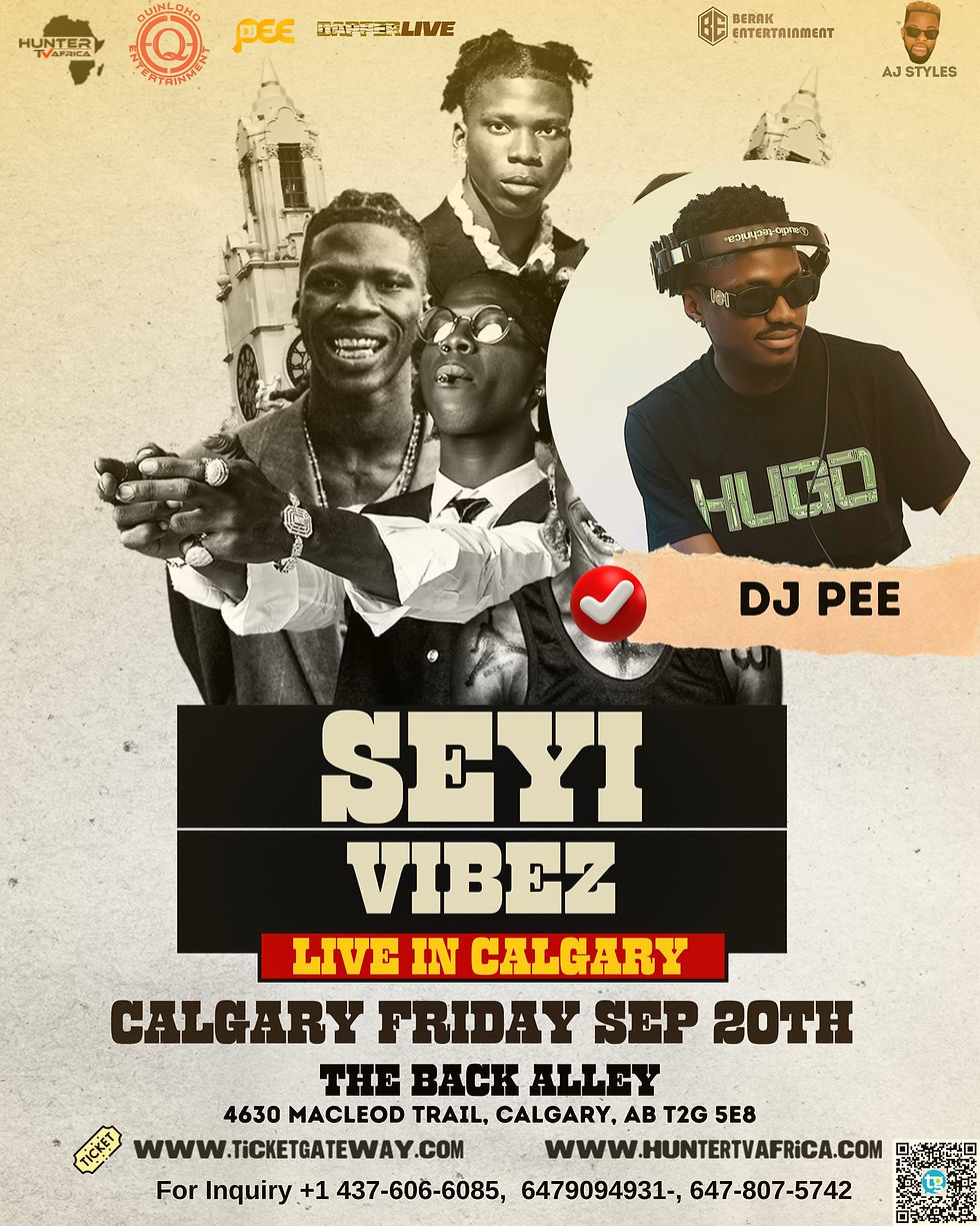 SEYI VIBEZ LIVE IN CALGARY