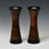 Thumbnail: Claro walnut and ebony candlesticks