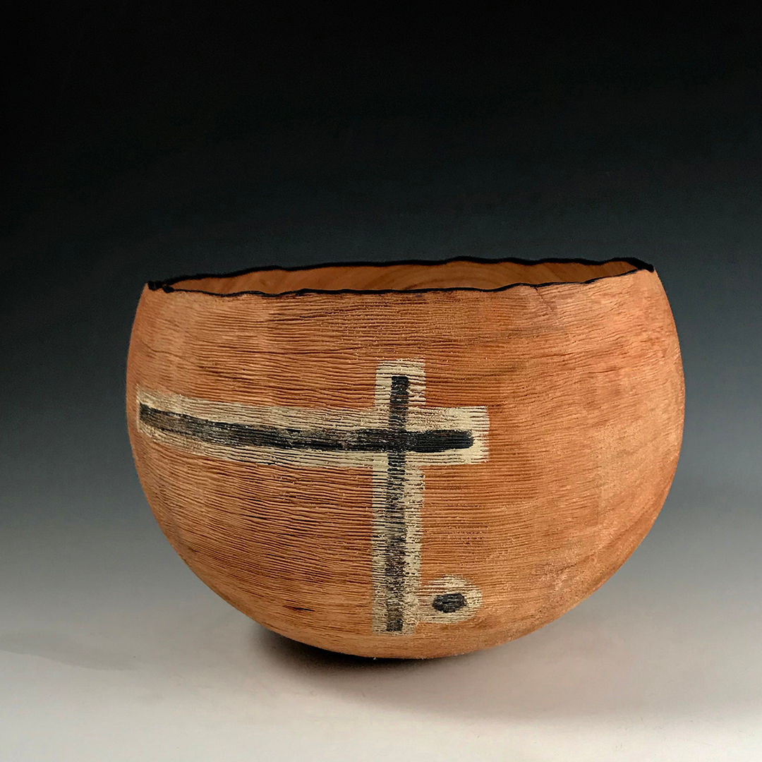 Textured Black Cherry Bowl