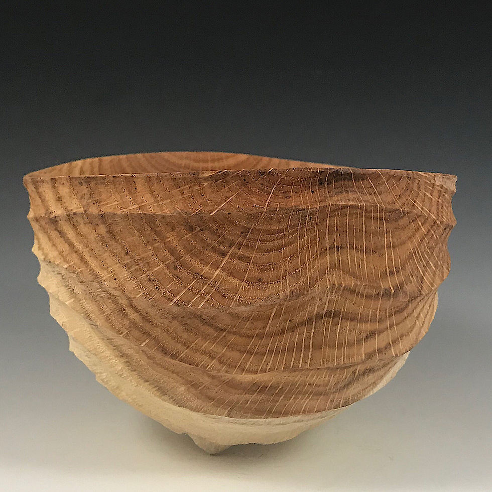Thumbnail: Carved Oak Bowl