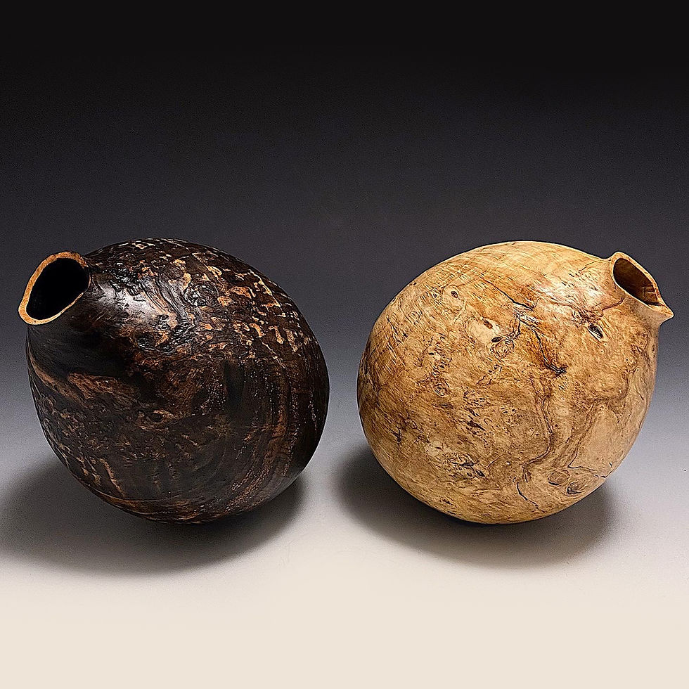 Cherry Burl Vessels