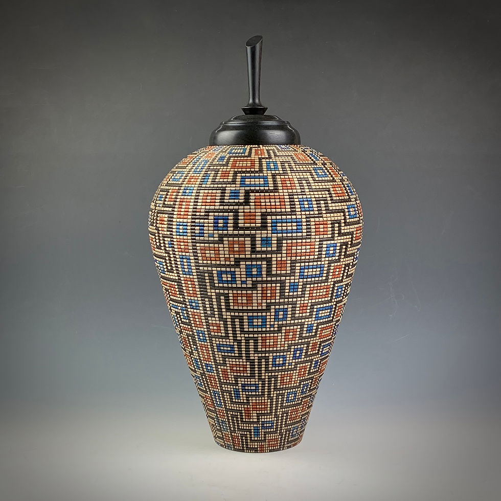 Thumbnail: Pottery Illusion Urn #757
