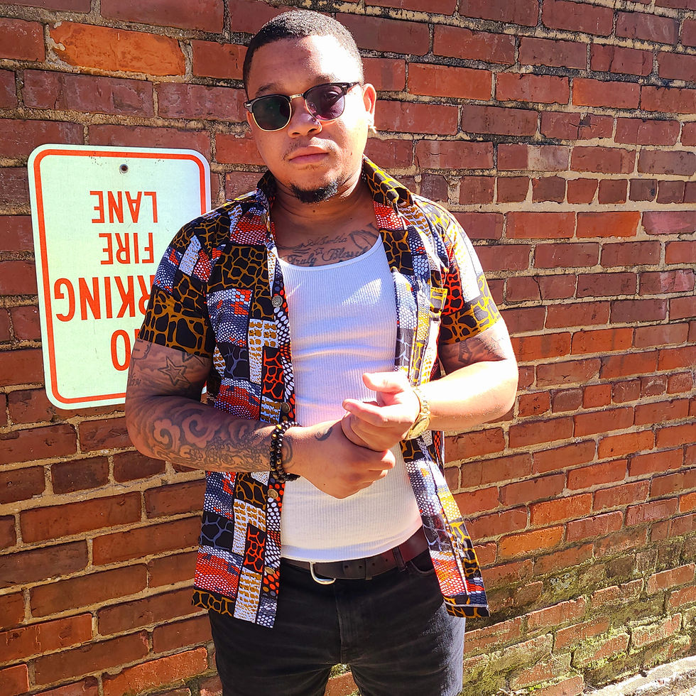 "Cheetah Vibes" African Print Button Up