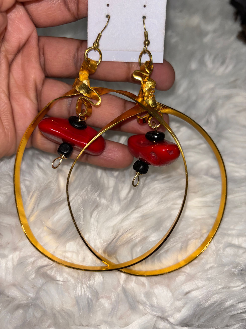 Thumbnail: XL Red Passion Earrings 