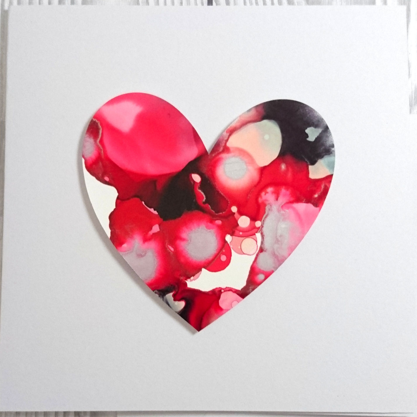 3D Heart Greeting Card