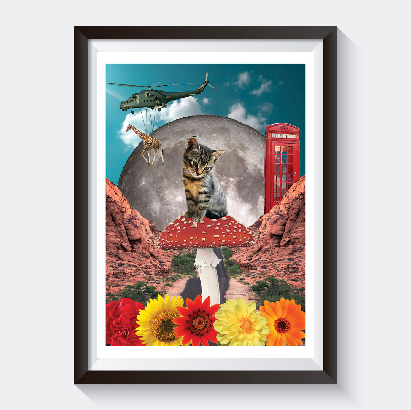 Shroom Kitty Print