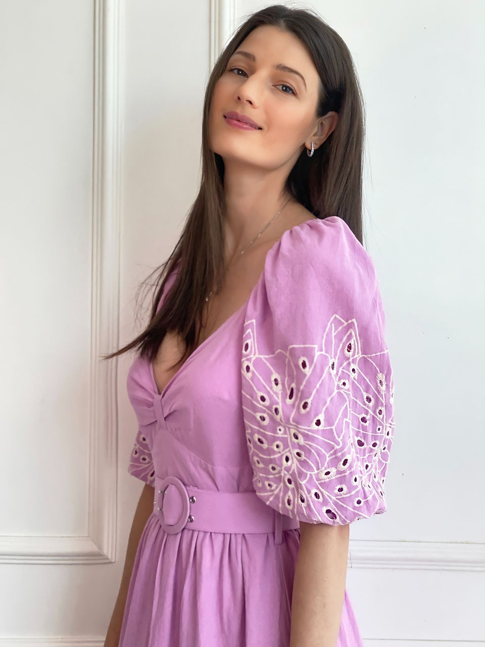 VESTIDO CRETA LILÁS