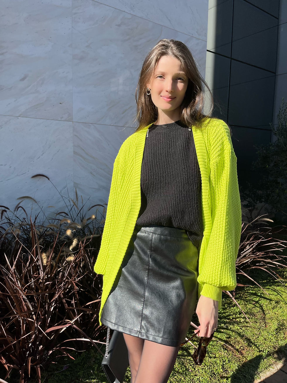 Miniatura: CARDIGAN PALOMA VERDE LIMA 