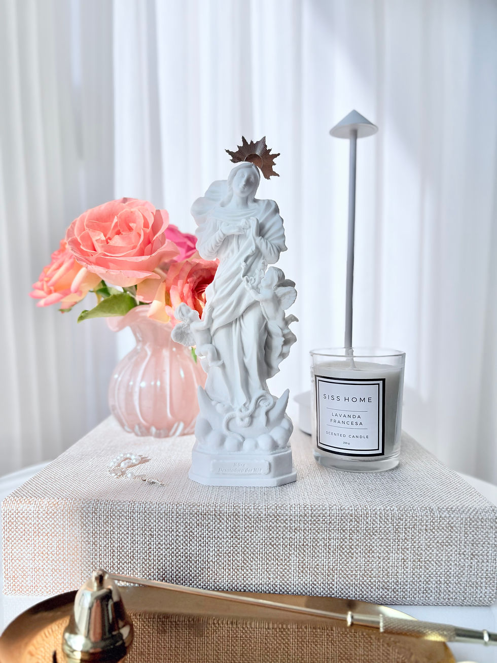 Miniatura: IMAGEM NOSSA SENHORA DESATADORA DOS NÓS - 20CM