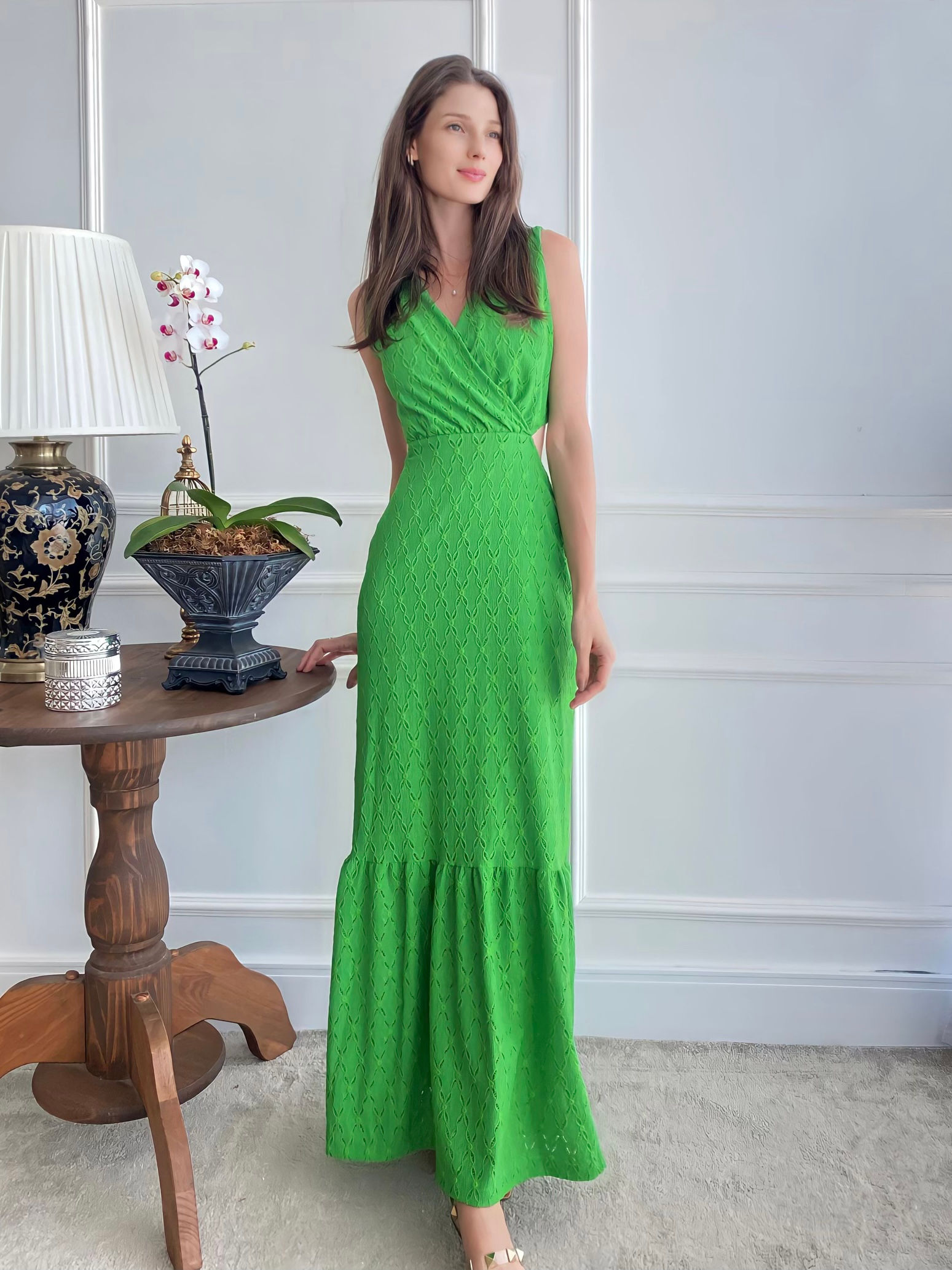 VESTIDO LONGO JOANA VERDE