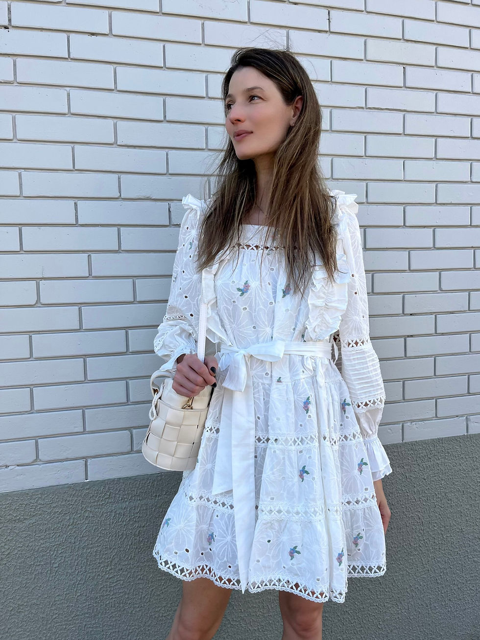 Miniatura: VESTIDO FLORA BRANCO