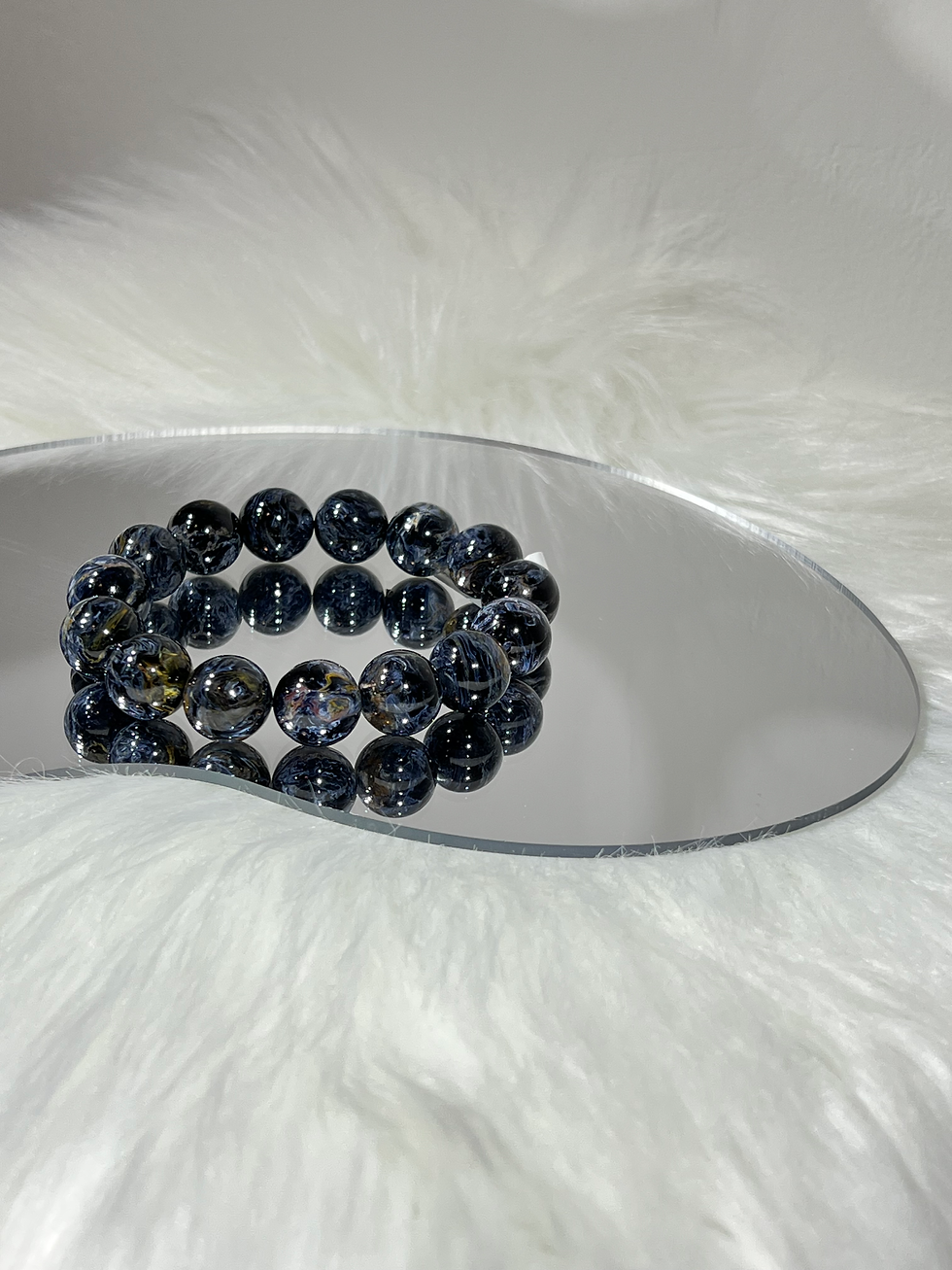 Thumbnail: 畢業級·暴風雪彼風石 Pietersite - Graduated (14MM)