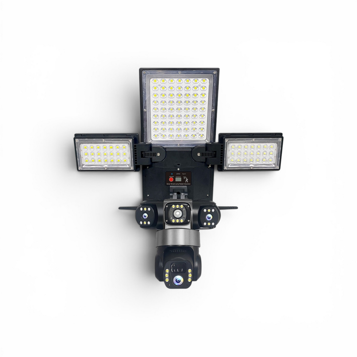 Cámara Solar PTZ V380 PRO 3 Lentes 4G LTE
