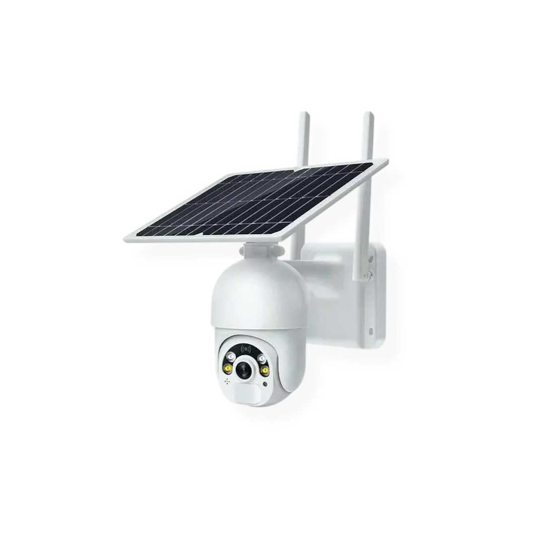 Camara con Placa Solar Negra Panoramica 360