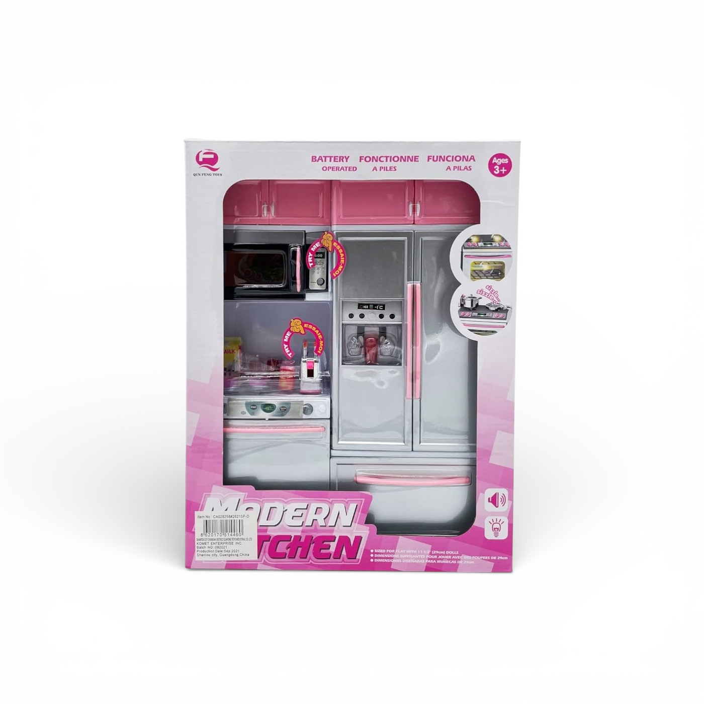 Juego de Juguetes de Cocina con Diseño de Muñeca