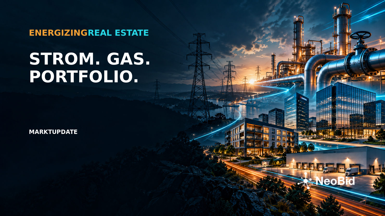 NeoBid featured image for “Energy market brief – June 2026: what electricity and gas prices mean for property portfolios”.