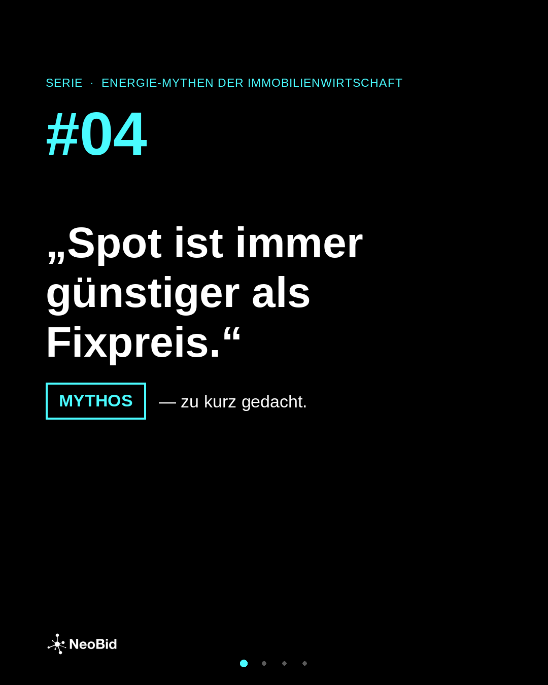 Energie-Mythos 4: Spot ist immer günstiger als Fixpreis – eine zu enge Betrachtung.