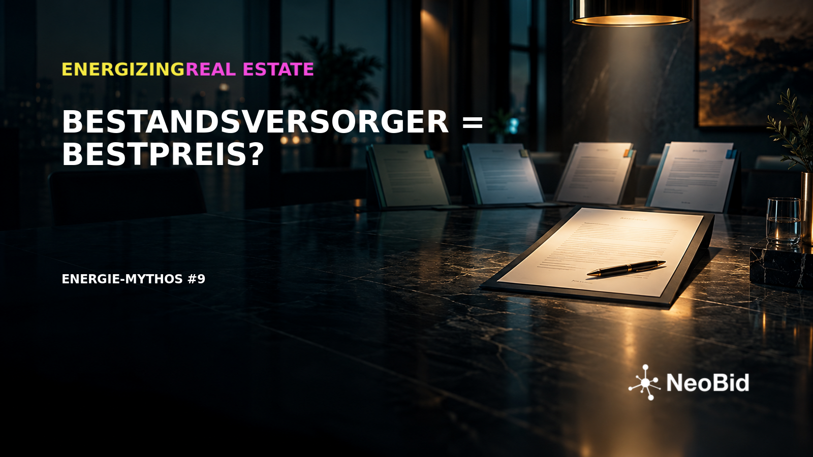 Energy myth #9: comparing the incumbent supplier’s offer