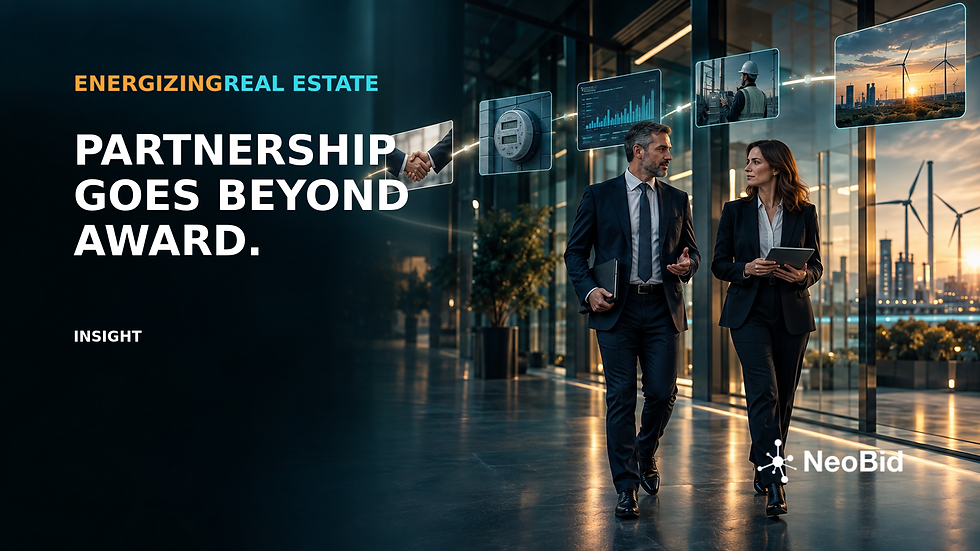 NeoBid featured image for the article “How to Identify a Good Energy Partner for Real Estate Portfolios”.