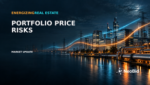 NeoBid featured image for the article “Energy Market Report July 2026: Price Risks for Real Estate Portfolios”.