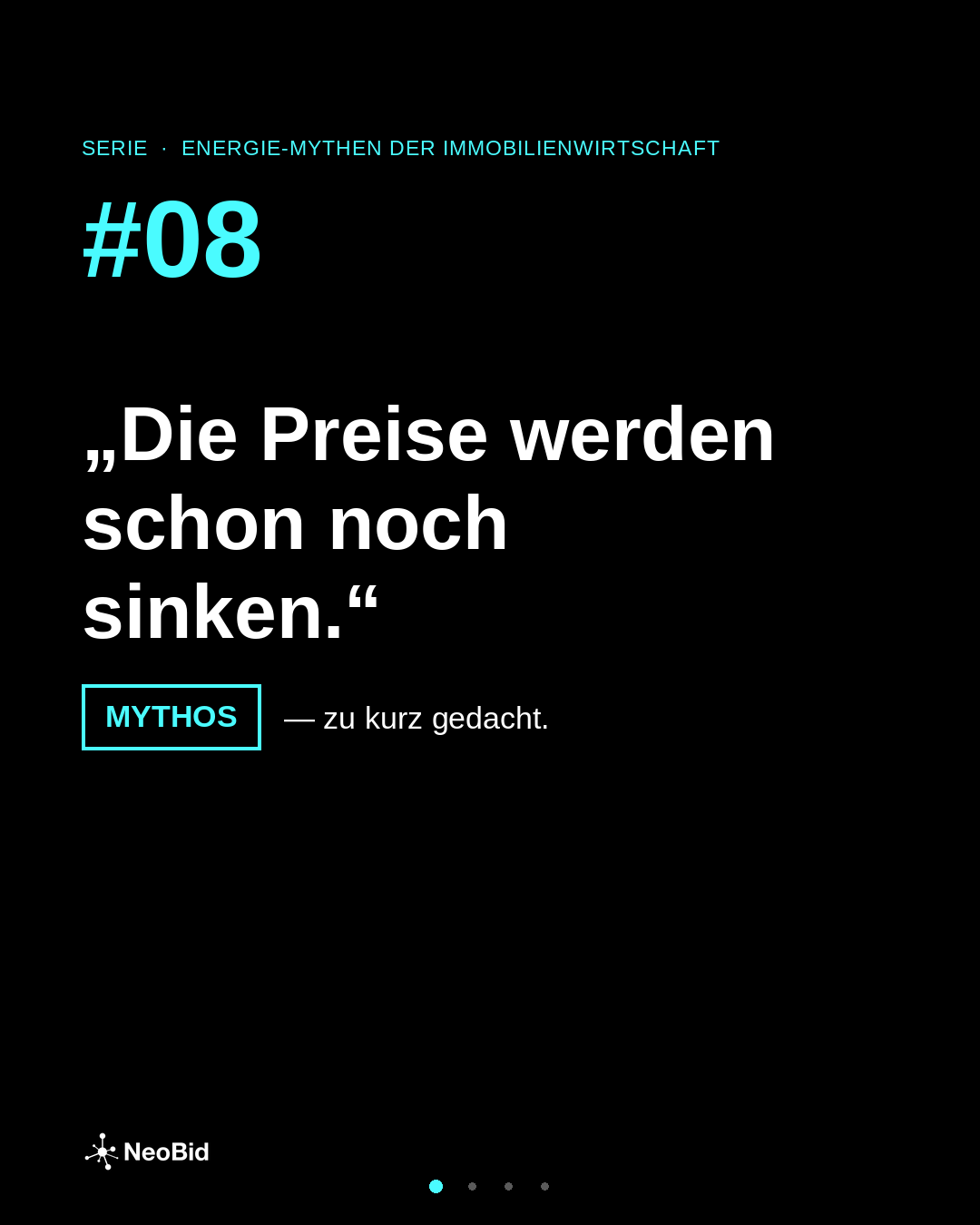 Energie-Mythos #8: „Die Preise werden schon noch sinken.“ NeoBid hinterfragt das Abwarten beim Energieeinkauf.