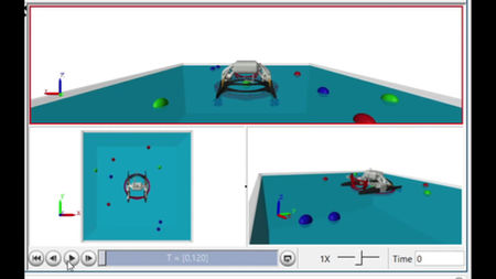 Simulation of an Autonomous Waste-Collecting Ship using MATLAB - Simulink